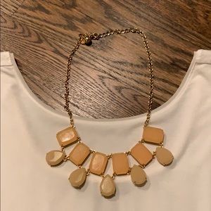 Kate Spade peach and cream necklace